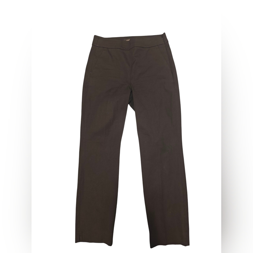 J.Crew Women's Classic Straight Leg Black Pants Size 8